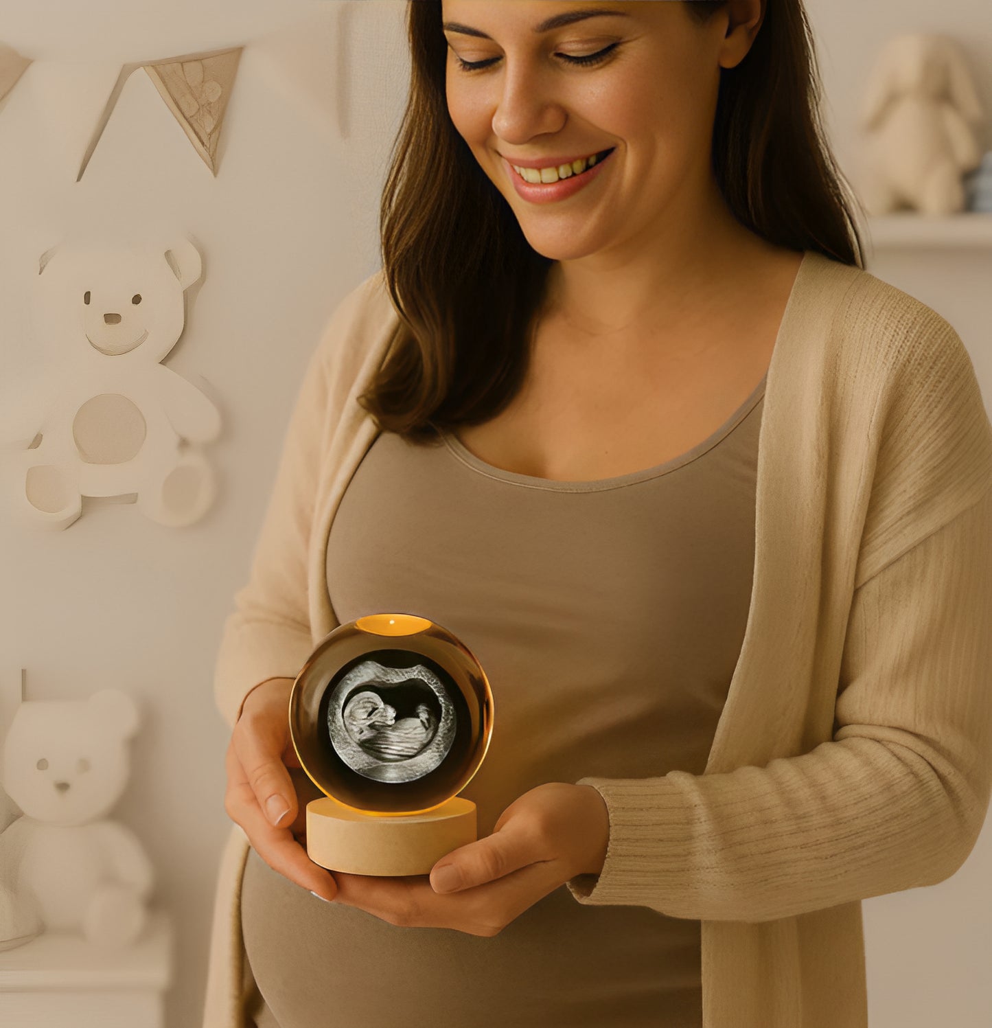Crystavia™ Baby Ultrasound 3D Crystal Keepsake
