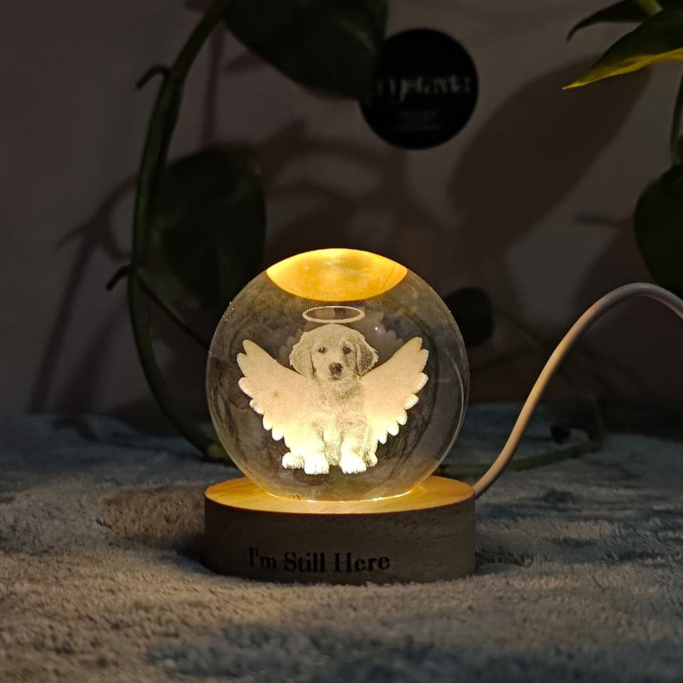 Personalised 2D Crystavia™ Eternal Memories Crystal Lamp