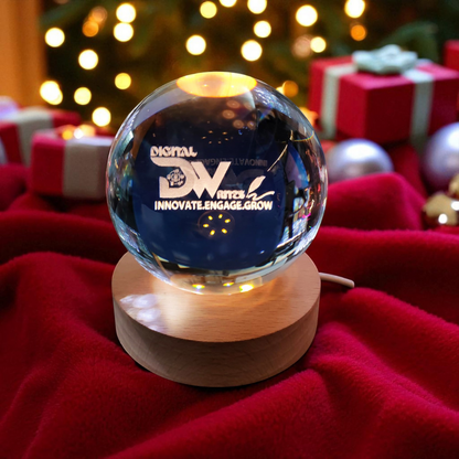 Personalised 3D Crystavia™ Eternal Memories Crystal Lamp